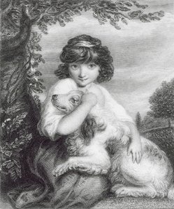Liebe mich, liebe meinen Hund von Joshua (after) Reynolds