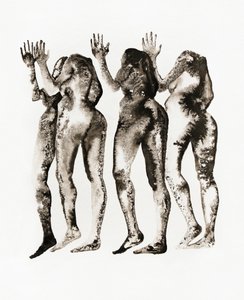Abstrakte Tintenfrauen von Joshua Hoskins