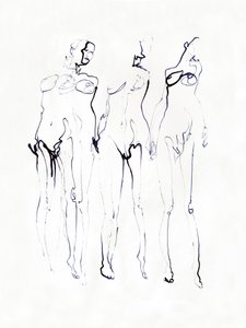 Drei Elegante Figuren