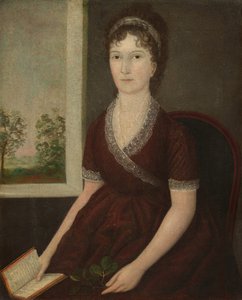 Sarah Ogden Gustin, um 1805 von Joshua Johnson