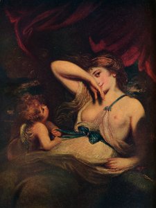 Eine Nymphe und Amor: Die Schlange im Gras, 1784, 1914