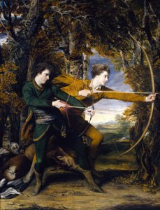 Oberst Acland und Lord Sydney: Die Bogenschützen von Joshua Reynolds