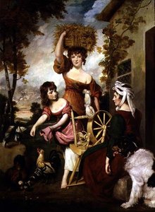 Die Dorfbewohner, Die Machil Familie von Joshua Reynolds