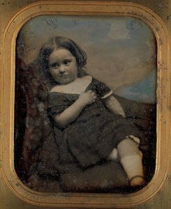 Augusta Hawes im Alter von vier Jahren, 1850er Jahre von Josiah Johnson Hawes, Albert Sands Southworth