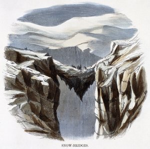 Schneebrücken, aus Phänomene der Natur, 1849