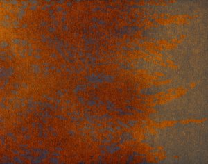 Abstrakter Rostfluss von Josie George