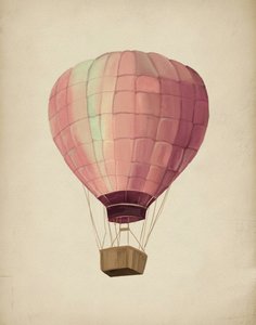 Träumender Rosa Ballon von Josie George