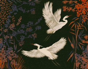 Eleganter Reiherflug von Josie George