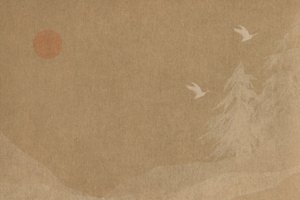 Fliegende Vögel Wintersonne von Josie George
