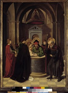 Szenen aus dem Leben der Jungfrau: Beschneidung, ca. 1500 von Josse (fl.1493 1508) Lieferinxe