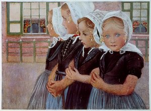 Junges Mädchen im Elsass