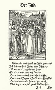 Der jüdische Geldverleiher von Jost (after) Amman