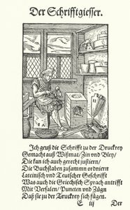 Der Schriftgießer von Jost (after) Amman