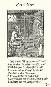 Der Weber von Jost (after) Amman