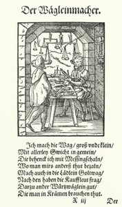 Der Waagenmacher von Jost (after) Amman