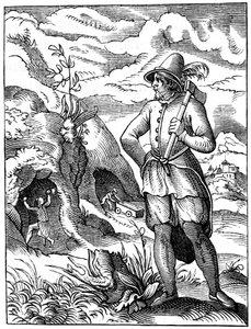Bergmann, 16. Jahrhundert von Jost Amman