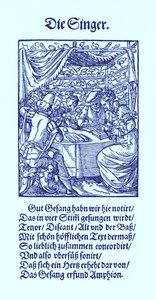 Sänger von Jost Amman
