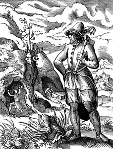 Der Bergmann, 16. Jahrhundert von Jost Amman