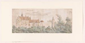 Ansicht von Schloss Ooij, Nordbrabant