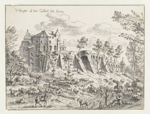 Ansicht des Keizersberg bei Leuven von Josua de Grave