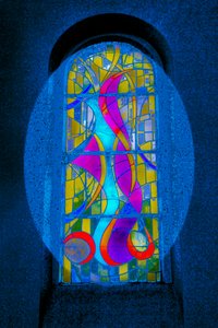 Blaue Wirbel, aus der Serie Eglise St Pierre d