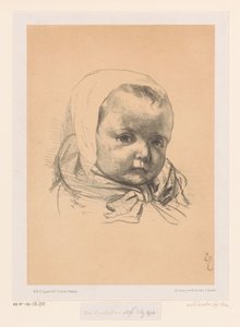 Porträt eines Babys mit Mütze