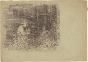 Bauern beim Maisdreschen [recto]