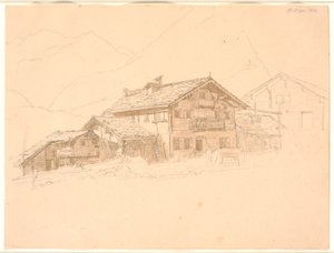 Bauernhaus in Tirol. St. Mari