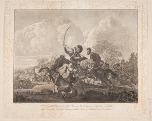 Oberst Engelsted in der Schlacht bei Rahlstedt, 1813
