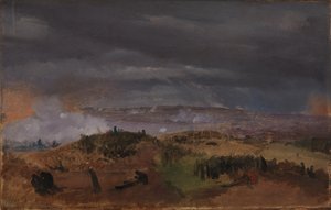 Die Schlacht von Isted am 25. Juli 1850. Studie