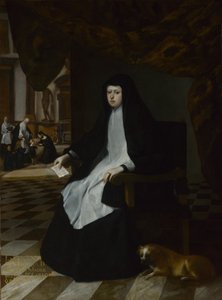 Königin Mariana von Spanien in Trauer, 1666