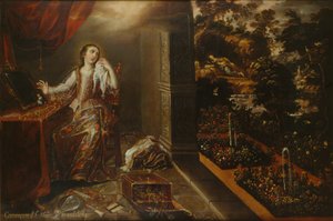 Die Bekehrung der Heiligen Maria Magdalena von Juan Correa