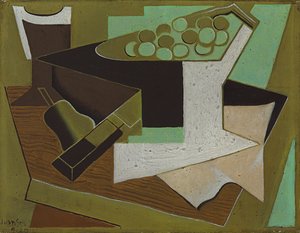 Trauben und eine Birne, 1920 von Juan Gris