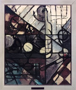 Die Flasche Bordeaux von Juan Gris