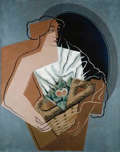 Frau mit Korb, 1927 von Juan Gris