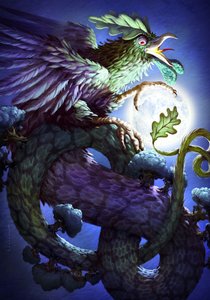 Mondschein-Walddrache von Juan Hernaz