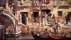 Auf einem venezianischen Kanal von Juan Pablo Salinas Tervel