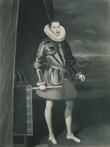 Philipp III. in Rüstung, 1605, 1904 von Juan Pantoja de la Cruz