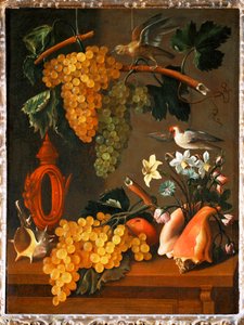 Stillleben mit Trauben von Juan de Espinosa