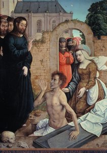 Die Auferweckung des Lazarus von Juan de Flandes