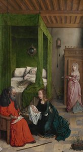 Die Geburt und Namensgebung von Johannes dem Täufer von Juan de Flandes