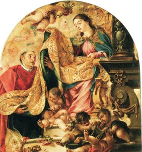 Auflegung der Kasel an San Ildefonso von Juan de Valdes Leal