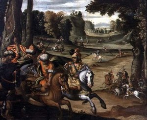 Die Löwenjagd von Juan de la Corte