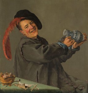 Ein Narr mit einem Krug, bekannt als 