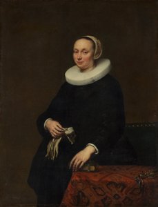 Porträt einer Frau, 1650 von Jürgen Ovens