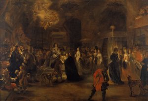 Die Hochzeit von König Karl X. Gustav von Schweden 1622-1660 am 24. Oktober 1654, 1654 von Jürgen Ovens