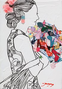 Schicke Frauenschuh-Bouquet von Jukyong Park