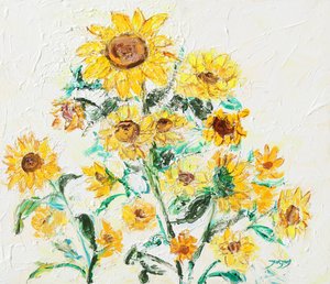 Goldene Sonnenblumen