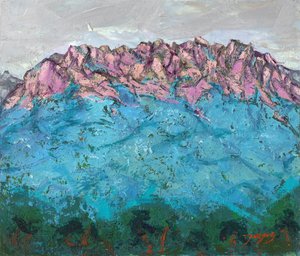 Lebendige Berggipfel von Jukyong Park