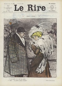 Unter Null. Illustration für Le Rire